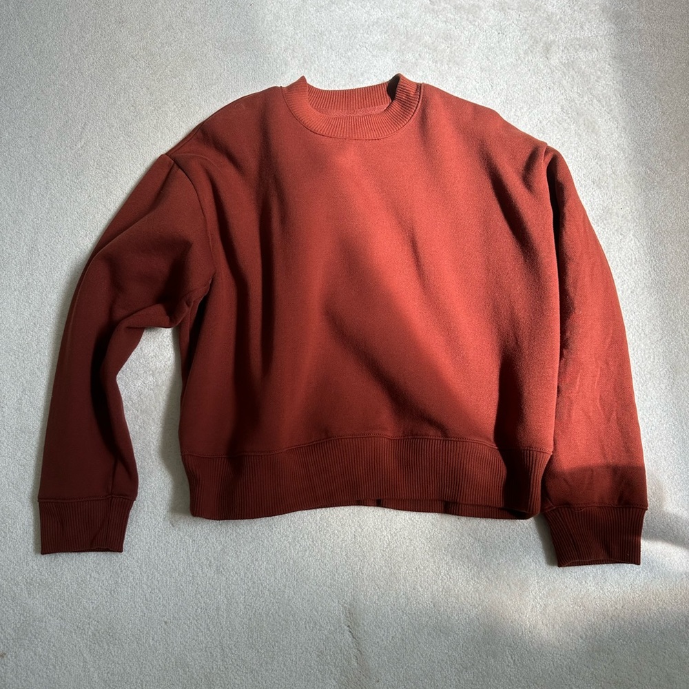 Burnt Orange cozy Crewneck A New Day size M target brand